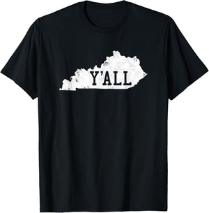 Kentucky Y'all Shirt T-Shirt - T-Shirt | Black