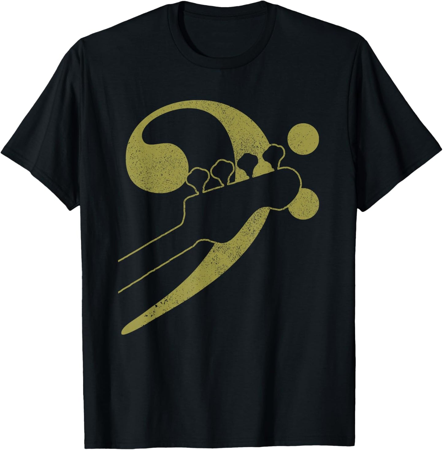 Bass Guitar Clef Bassist Musician Music Bass Player T-Shirt - T-Shirt | Black