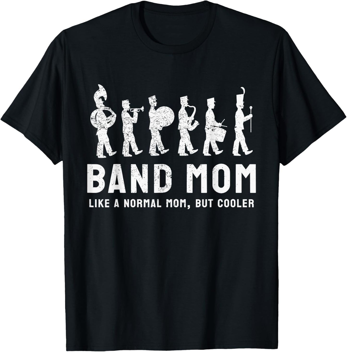 Marching Band Mom Definition T-Shirt - T-Shirt | Black