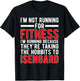 I'm Not Running For Fitness I'm Running Because T Shirt T-Shirt - T-Shirt | Black