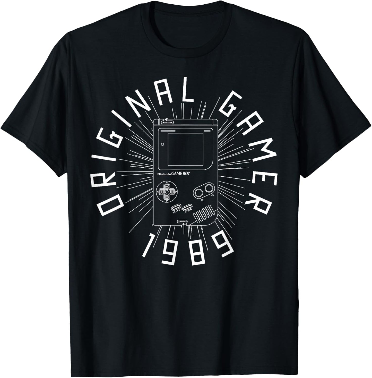 Nintendo Gameboy Original Gamer '89 Graphic T-Shirt - T-Shirt | Black