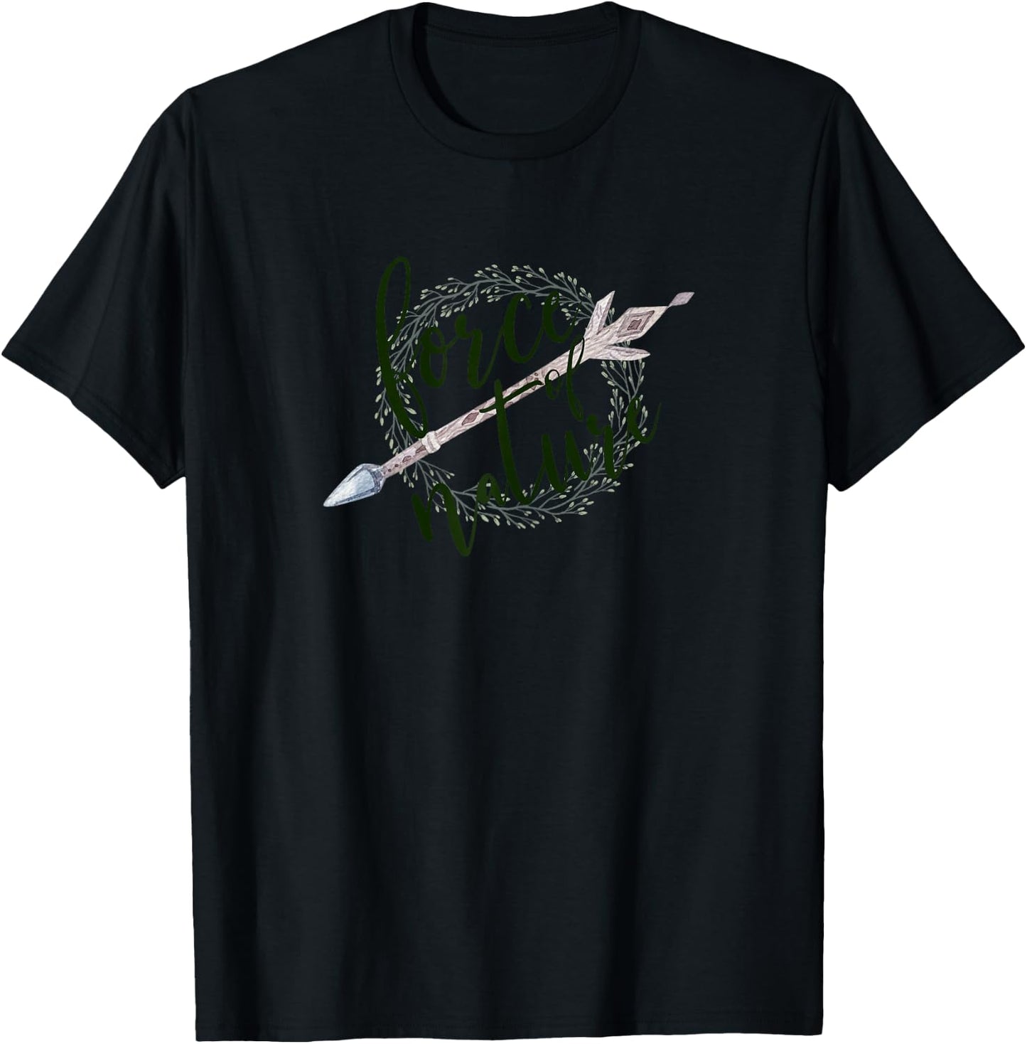 Force of Nature earthy T-Shirt - T-Shirt | Black