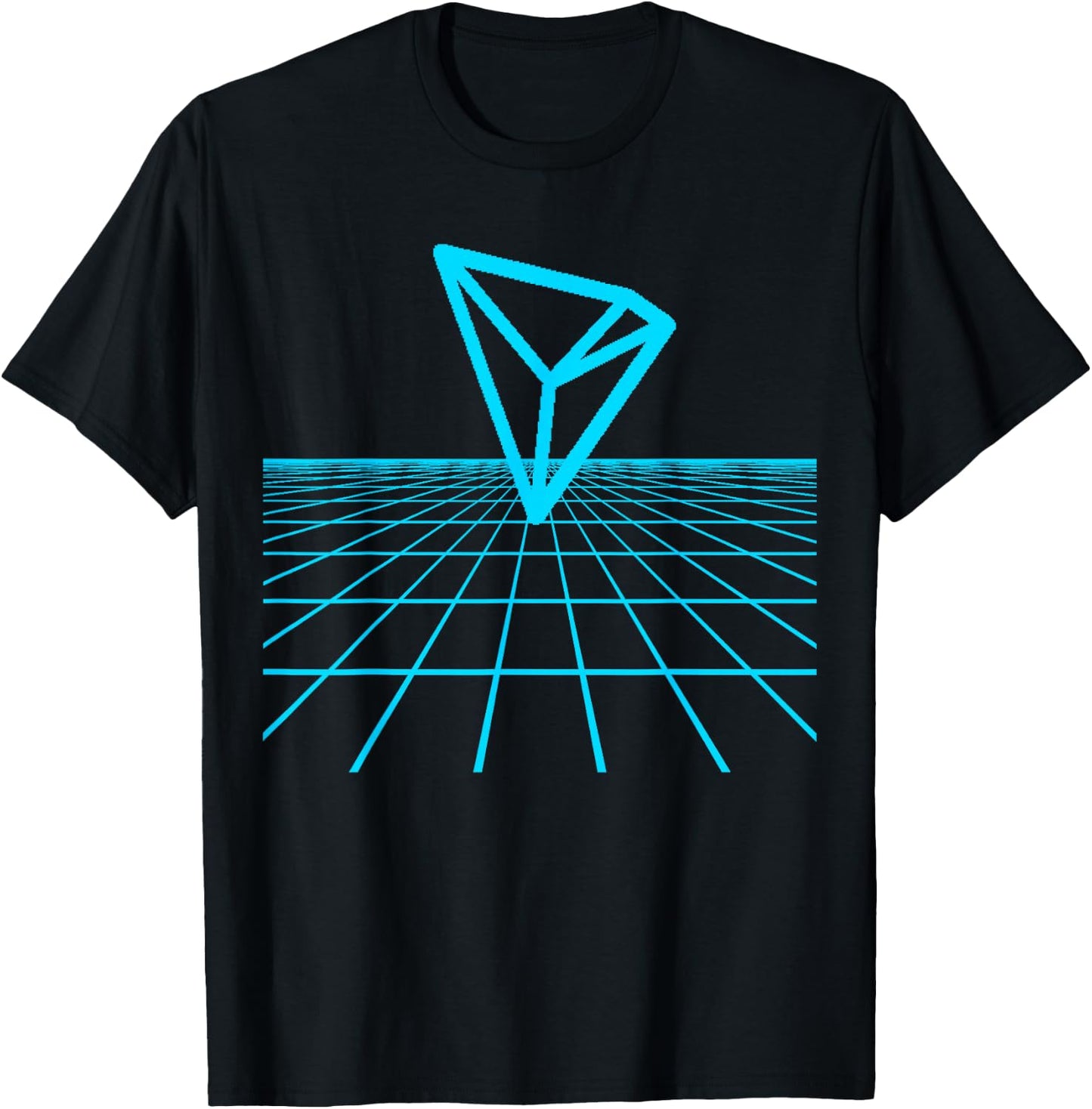Tron Crypto Shirts and Apparel Tron Movie Theme Men's Classic Black Small Classic Fit Short Sleeve T-Shirt - T-Shirt | Black
