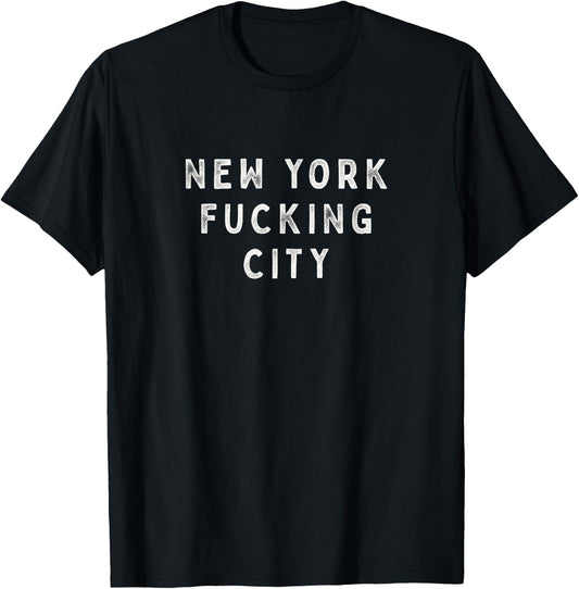 New York fucking city T-Shirt - T-Shirt | Black