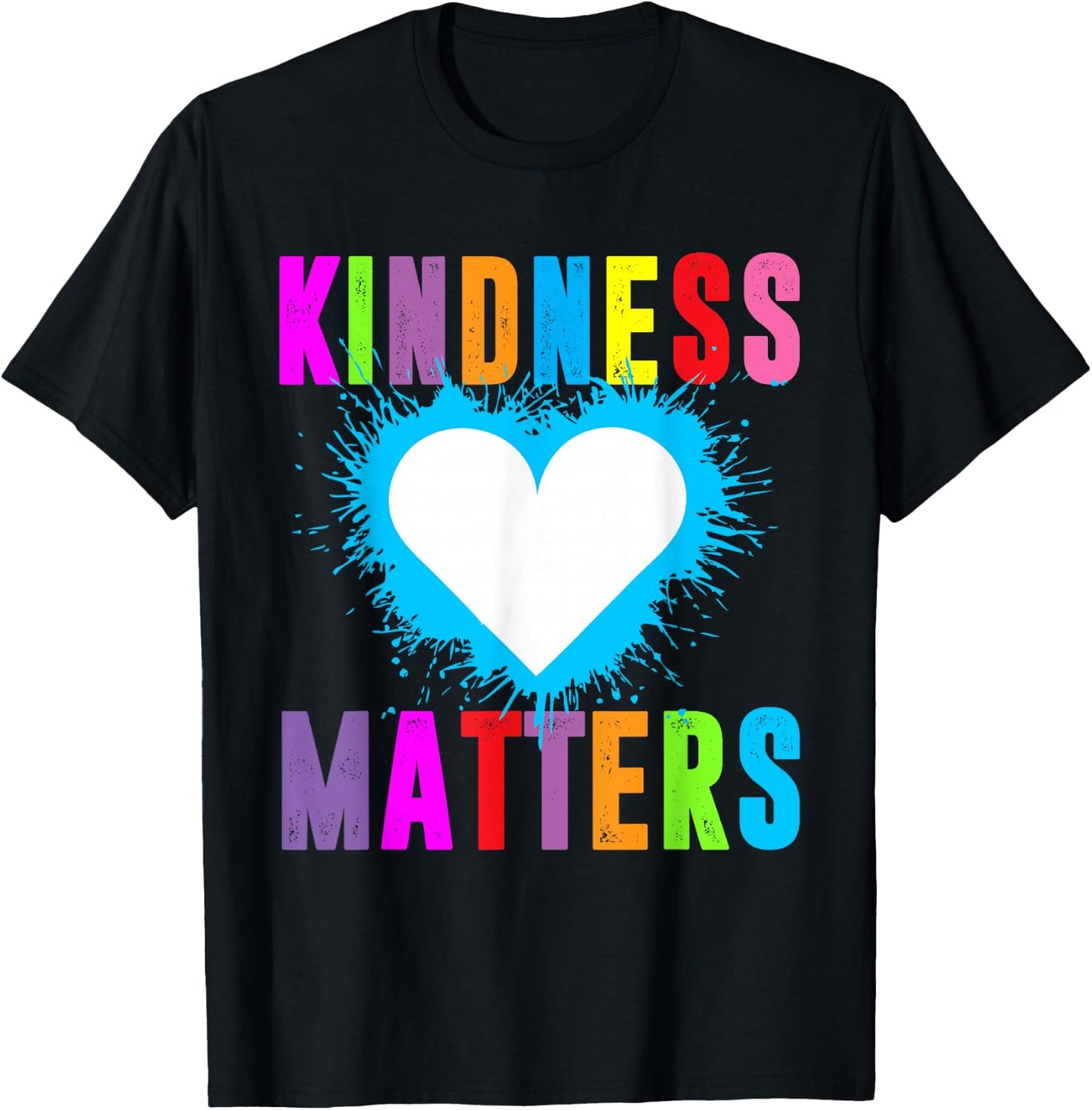 Kindness Matters Choose Kind Anti Bullying Movement Shirt T-Shirt - T-Shirt | Black