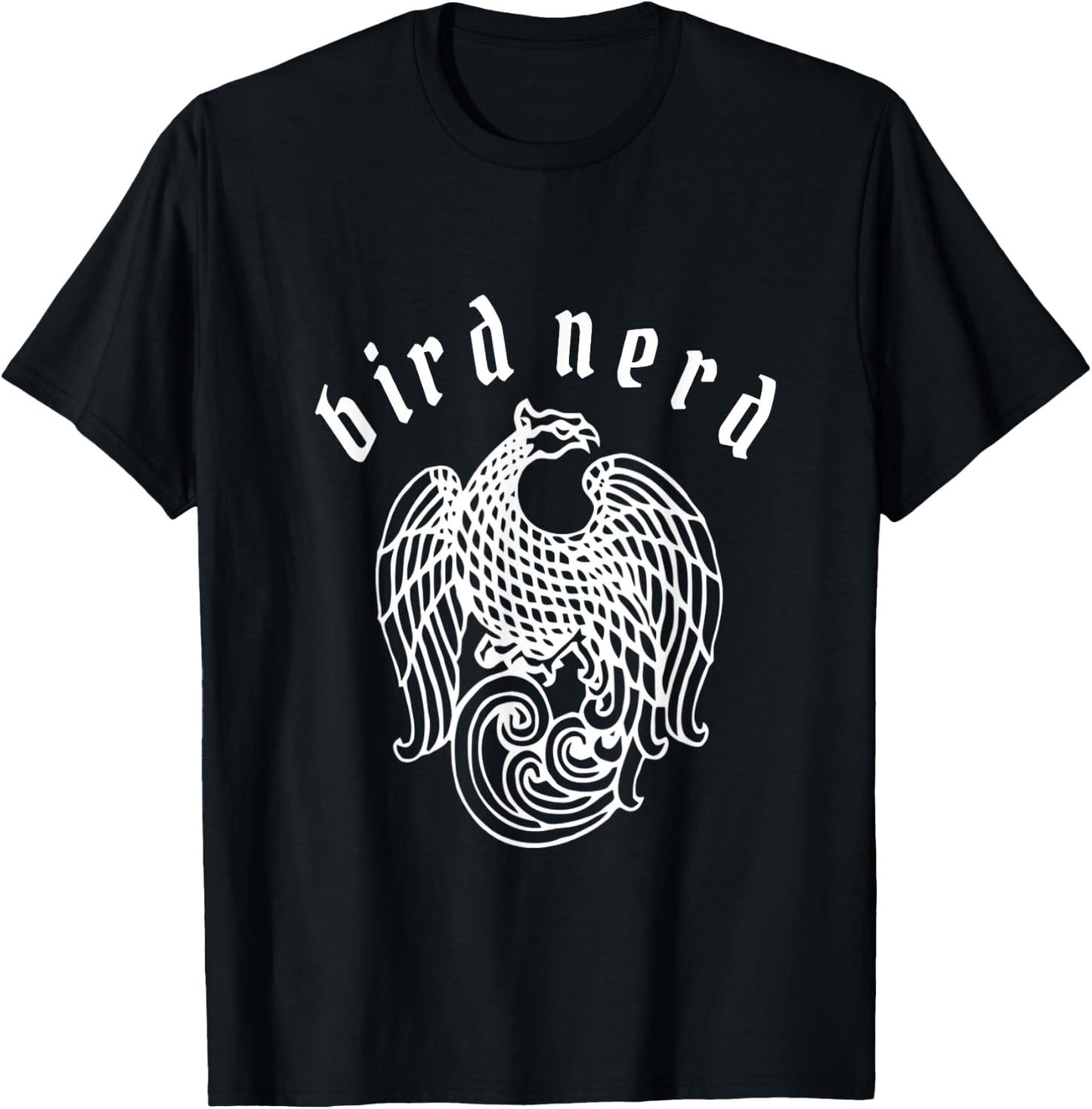 Bird Nerd Bird-Watching, Ornithology, Birding Geek T-Shirt - T-Shirt | Black