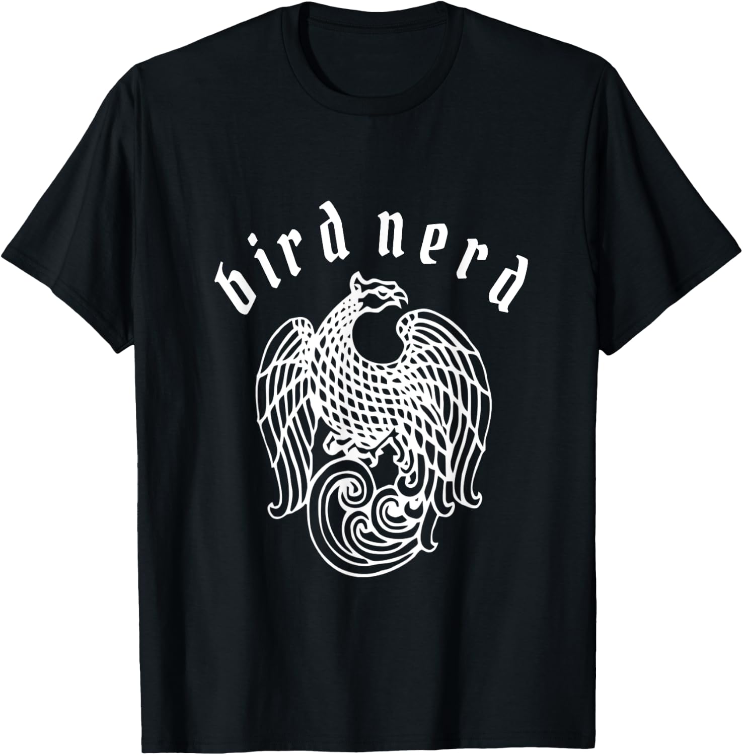 Bird Nerd Bird-Watching, Ornithology, Birding Geek T-Shirt - T-Shirt | Black