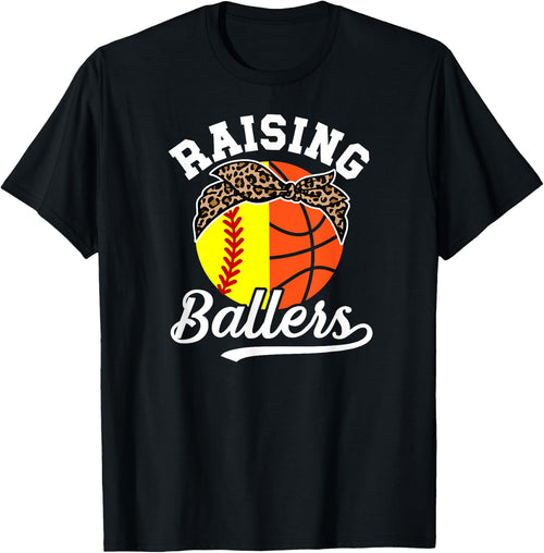 Raising Ballers Softball Basketball Mom