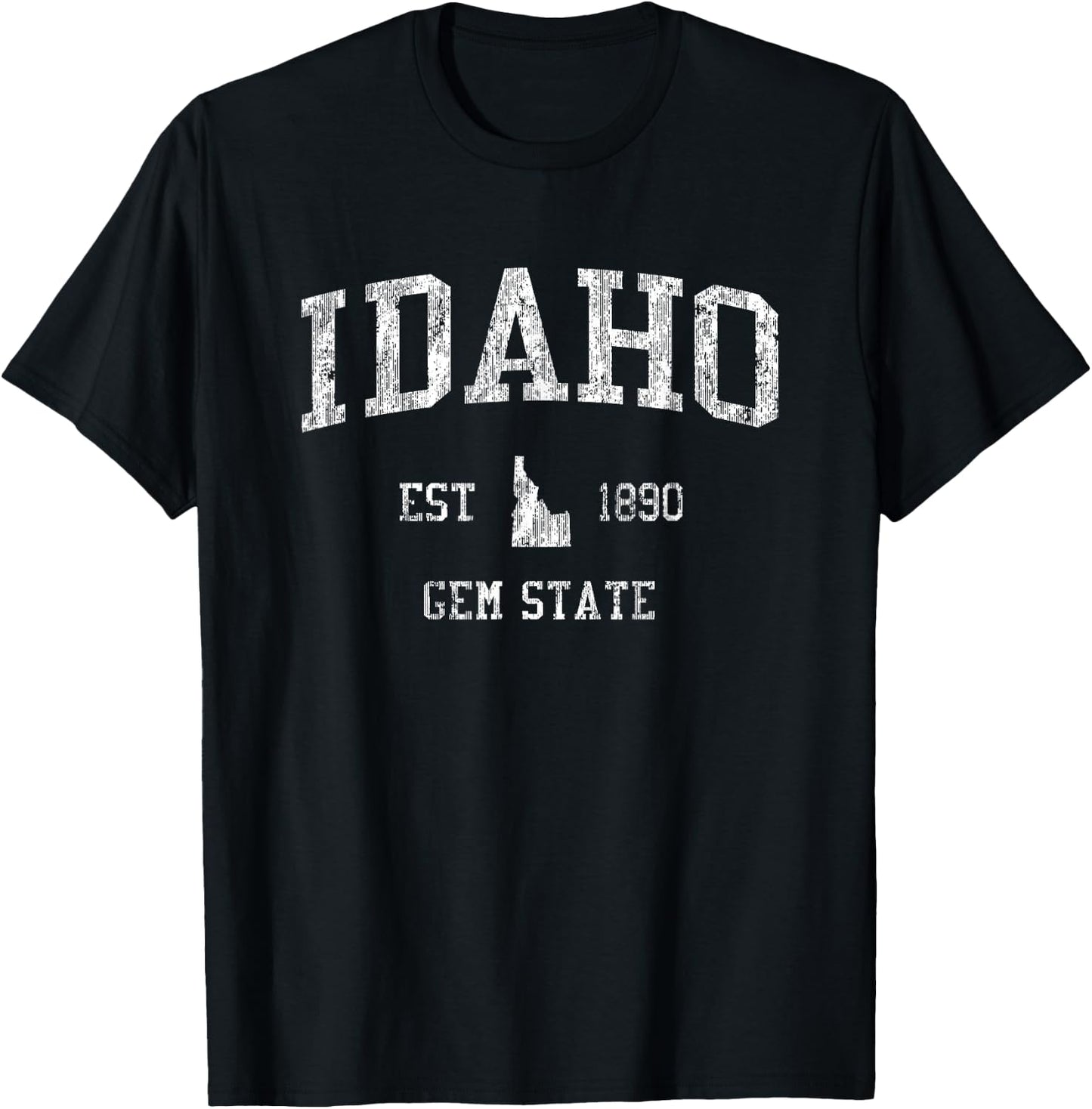 Idaho Vintage Sports Design Idahoan T-Shirt - T-Shirt | Black