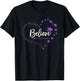 Sjogren's Syndrome Awareness Butterfly Believe T-Shirt - T-Shirt | Black