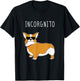 Incorgnito - Funny Corgi Dog Incognito Pun Men Women Girls Kids T-Shirt - T-Shirt | Black