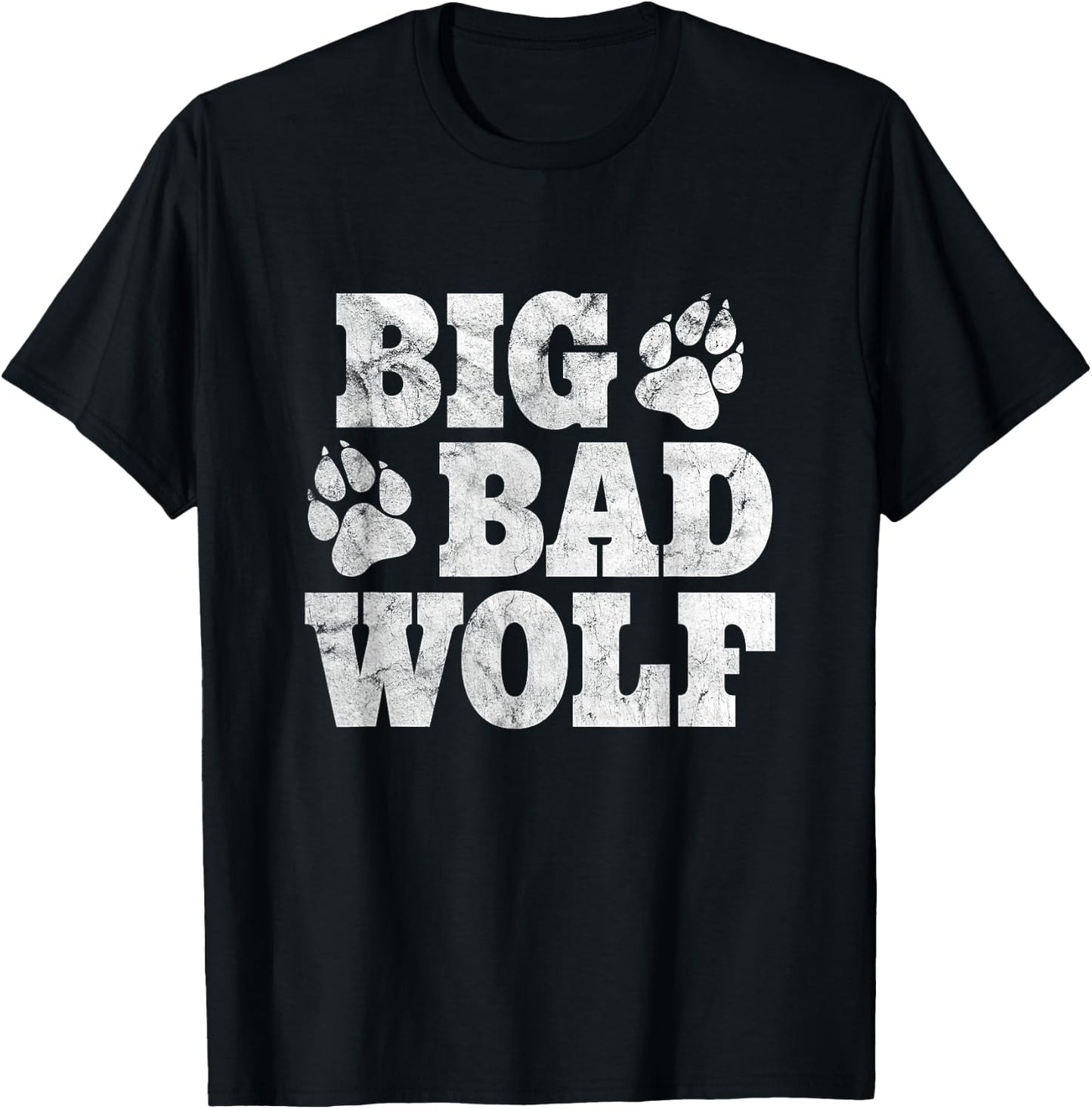 Big Bad Wolf Shirt Halloween Costume Outfit Girls Boys Gift T-Shirt - T-Shirt | Black