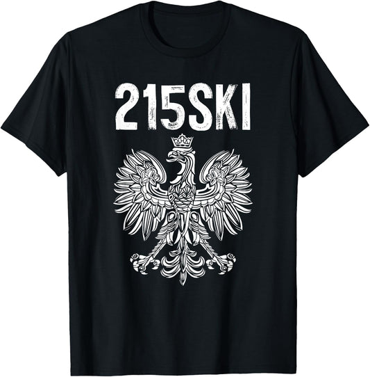 215SKI Philadelphia Polish Pride Dyngus Day T-Shirt - T-Shirt | Black