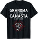 Grandma is my name Canasta is my Game T-Shirt - T-Shirt | Black