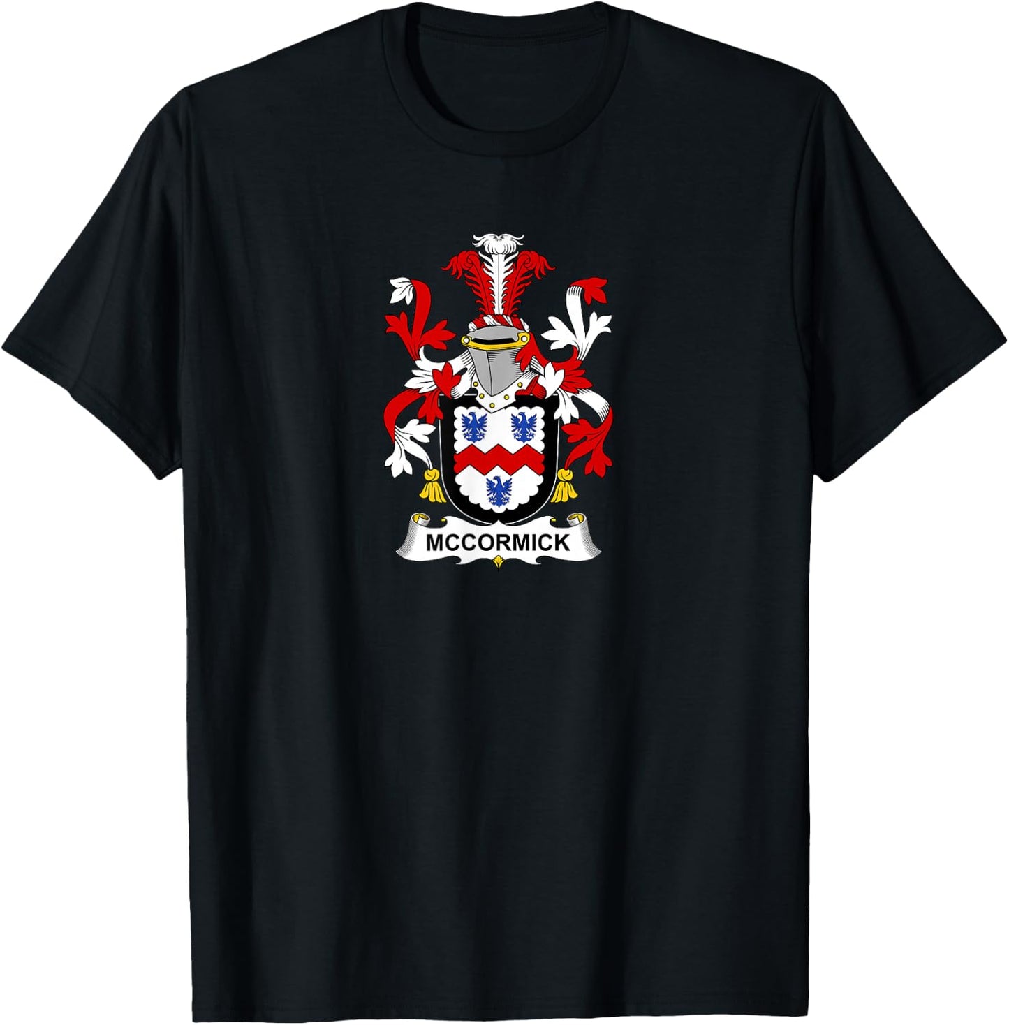McCormick Coat of Arms - Family Crest Shirt T-Shirt - T-Shirt | Black