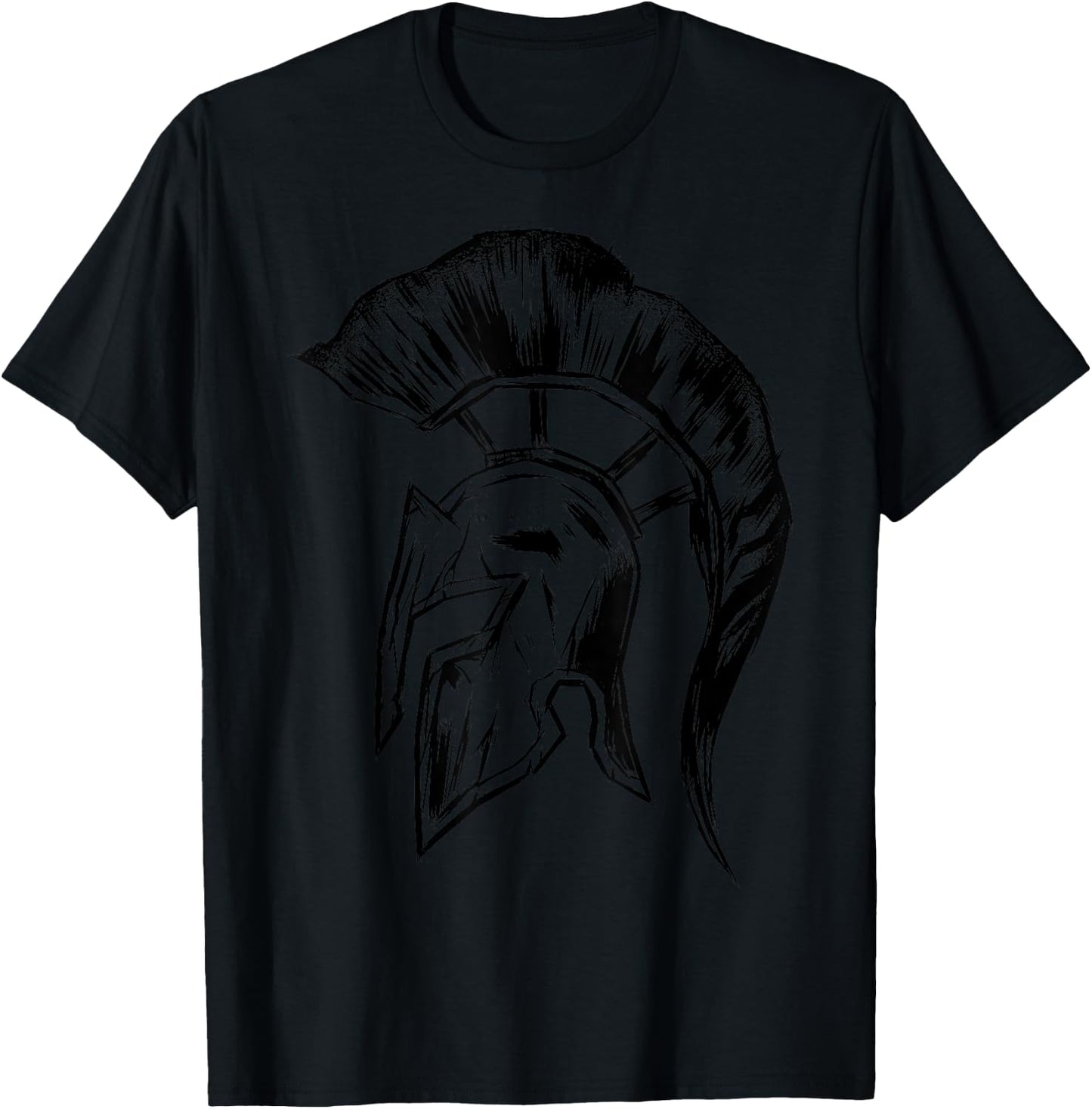 Spartan Helmet Warrior Trojan Warrior women T-Shirt - T-Shirt | Black