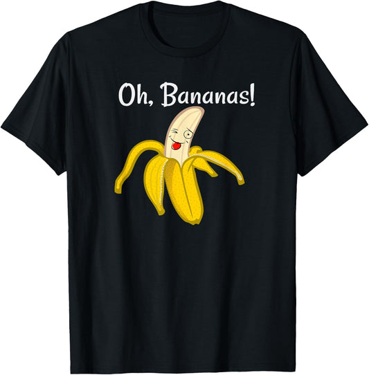 Oh, Bananas T-Shirt - T-Shirt | Black