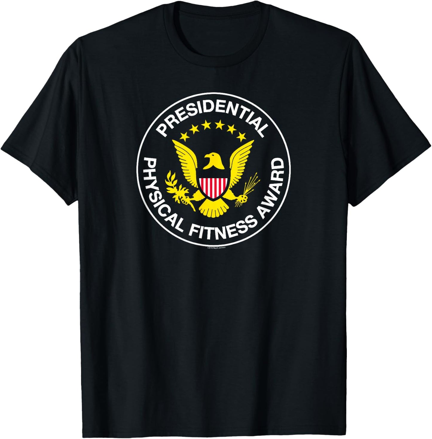 Ripple Junction Presidential Physical Fitness Award T-Shirt - T-Shirt | Black