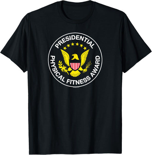 Ripple Junction Presidential Physical Fitness Award T-Shirt - T-Shirt | Black