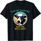 Retro Sunset Cow Not My Pasture Not My Bull Shit T Shirt T-Shirt - T-Shirt | Black