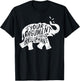 Funny Elephant Irrelephant Pun for Pun Lovers T-Shirt - T-Shirt | Black