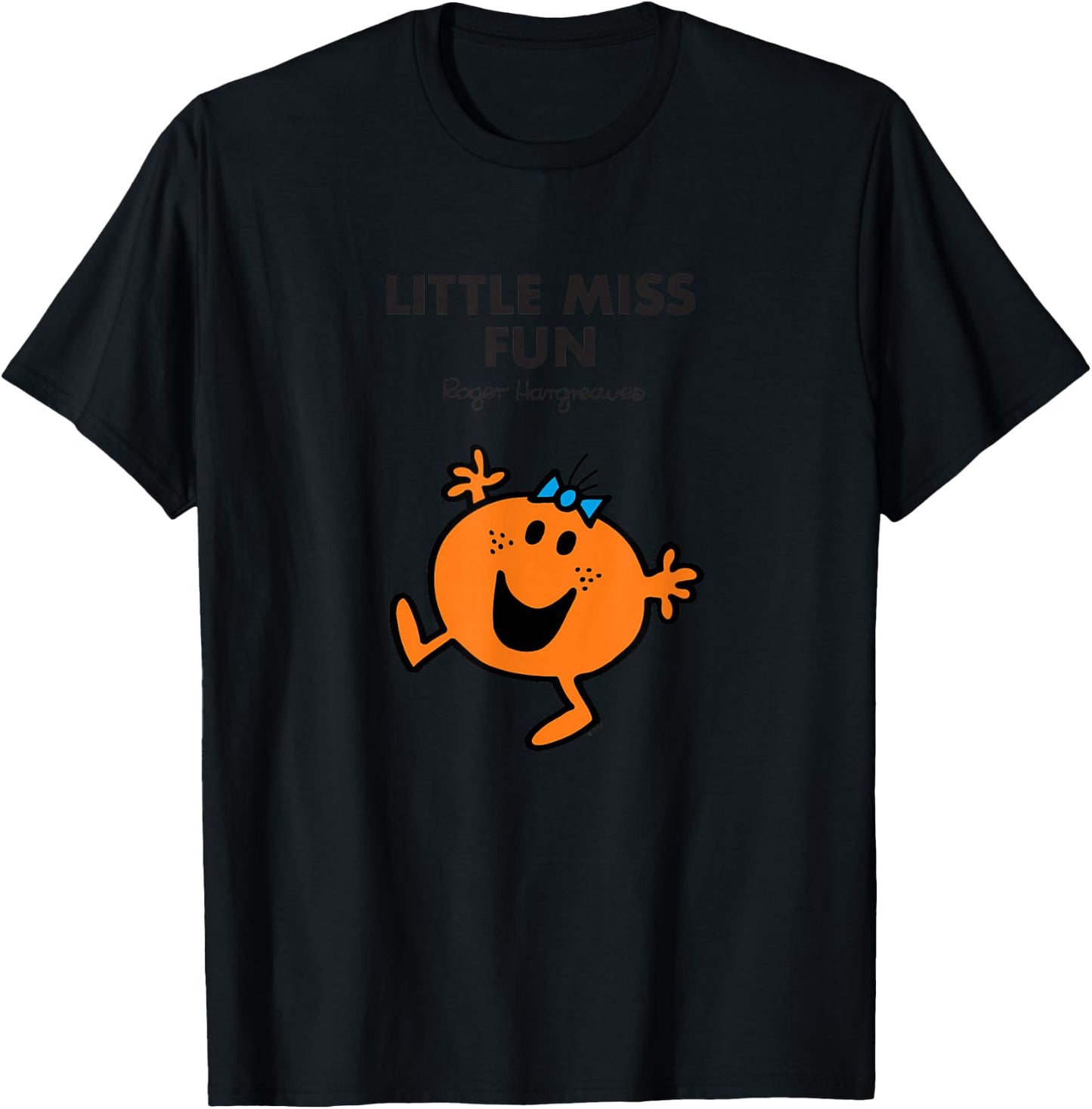 Mr. Men Little Miss Fun T-Shirt - T-Shirt | Black