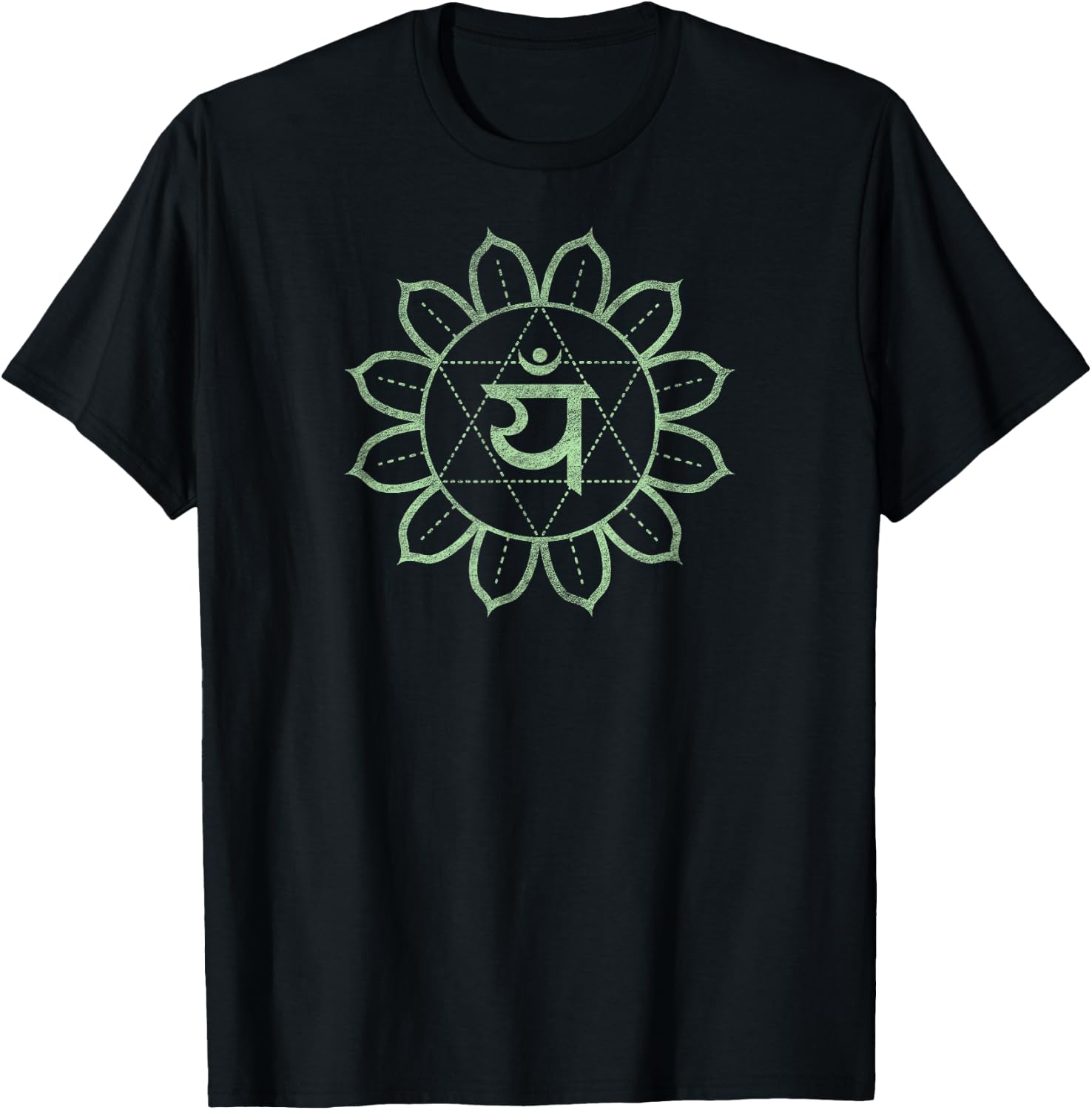 Heart Chakra Anahata – Kundalini Yoga Meditation T-Shirt - T-Shirt | Black