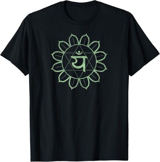 Heart Chakra Anahata – Kundalini Yoga Meditation T-Shirt - T-Shirt | Black