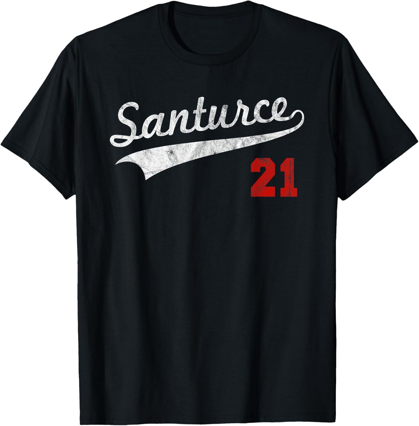 Santurce 21 Puerto Rico Baseball Boricua Men Women T-Shirt - T-Shirt | Black