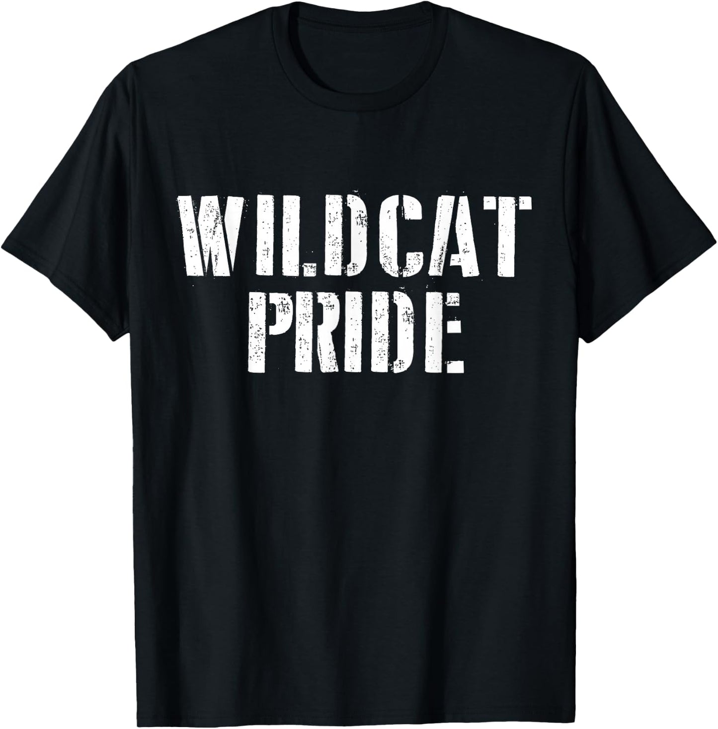 Sports Fan School Spirit | Wildcat Pride T-Shirt - T-Shirt | Black