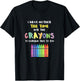 Funny Crayon Neither Time Nor Crayons To Explain This To You T-Shirt - T-Shirt | Black