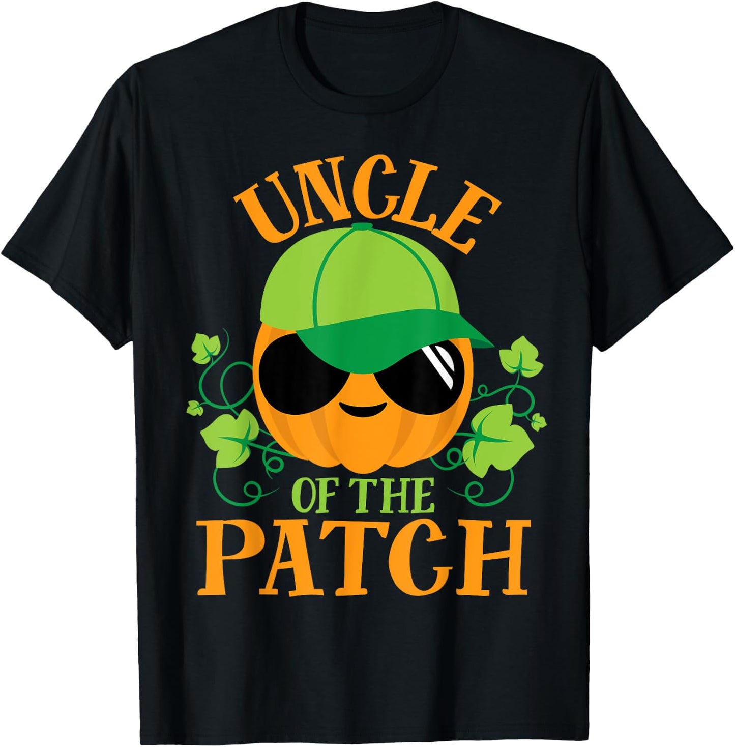 Uncle Pumpkin of the Patch Matching Family Set Men Halloween T-Shirt - T-Shirt | Black