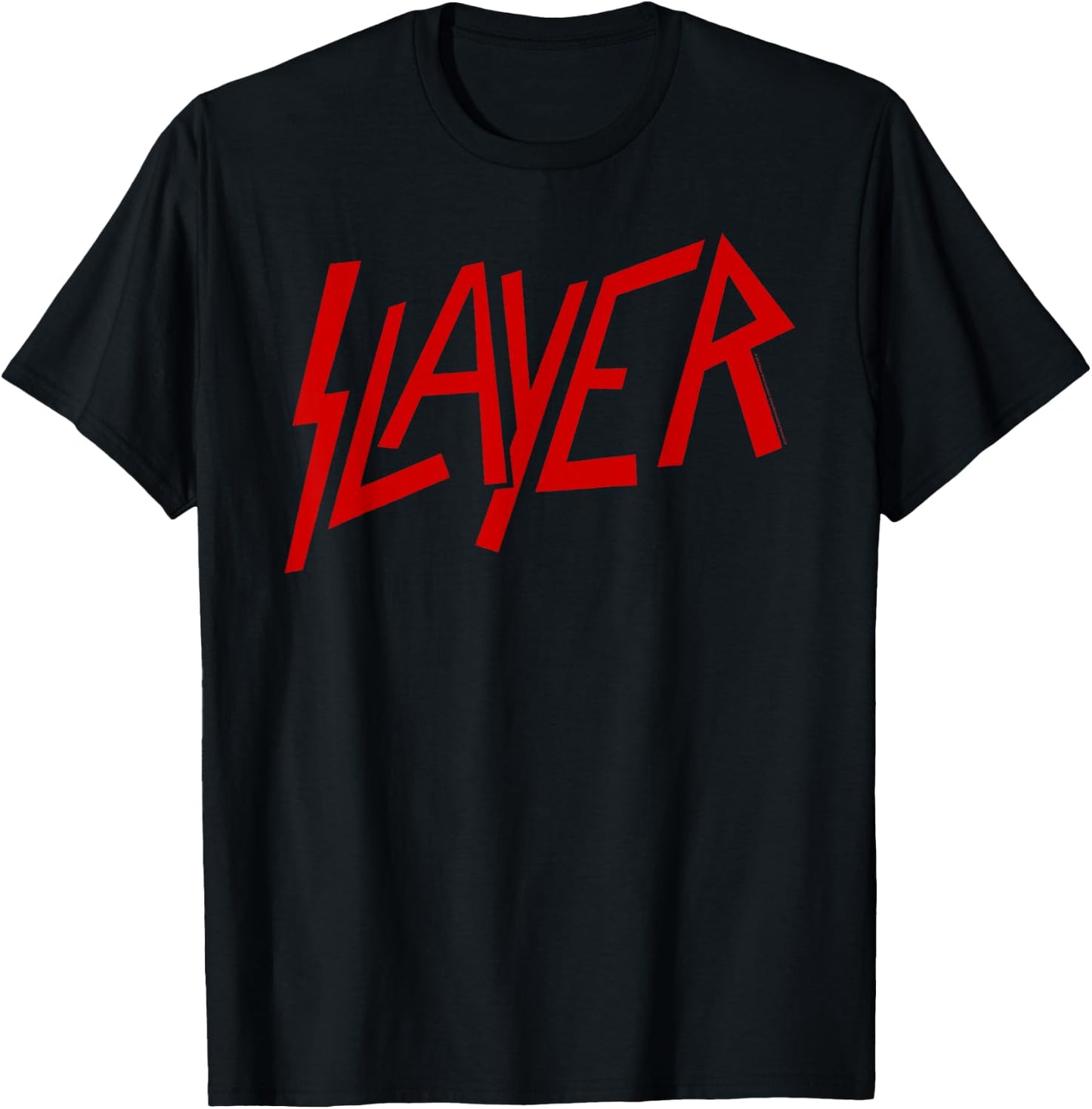 Slayer Official Classic Logo - Black, , Short Sleeve, Casual & Fitness (Polyester, Cotton) T-Shirt - T-Shirt | Black