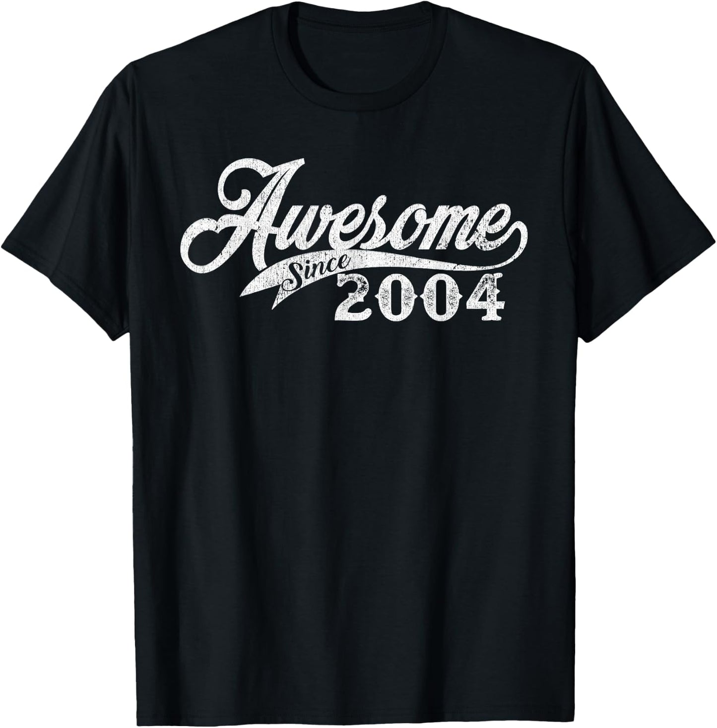 Awesome Since 2004 Born In 2004 T-Shirt - T-Shirt | Black