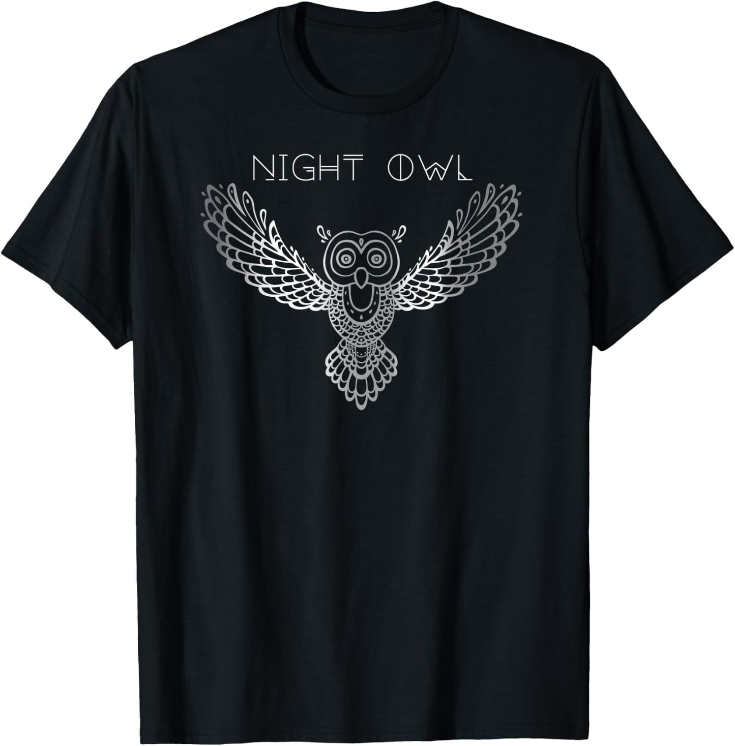 Night Owl Graphic T-Shirt - T-Shirt | Black