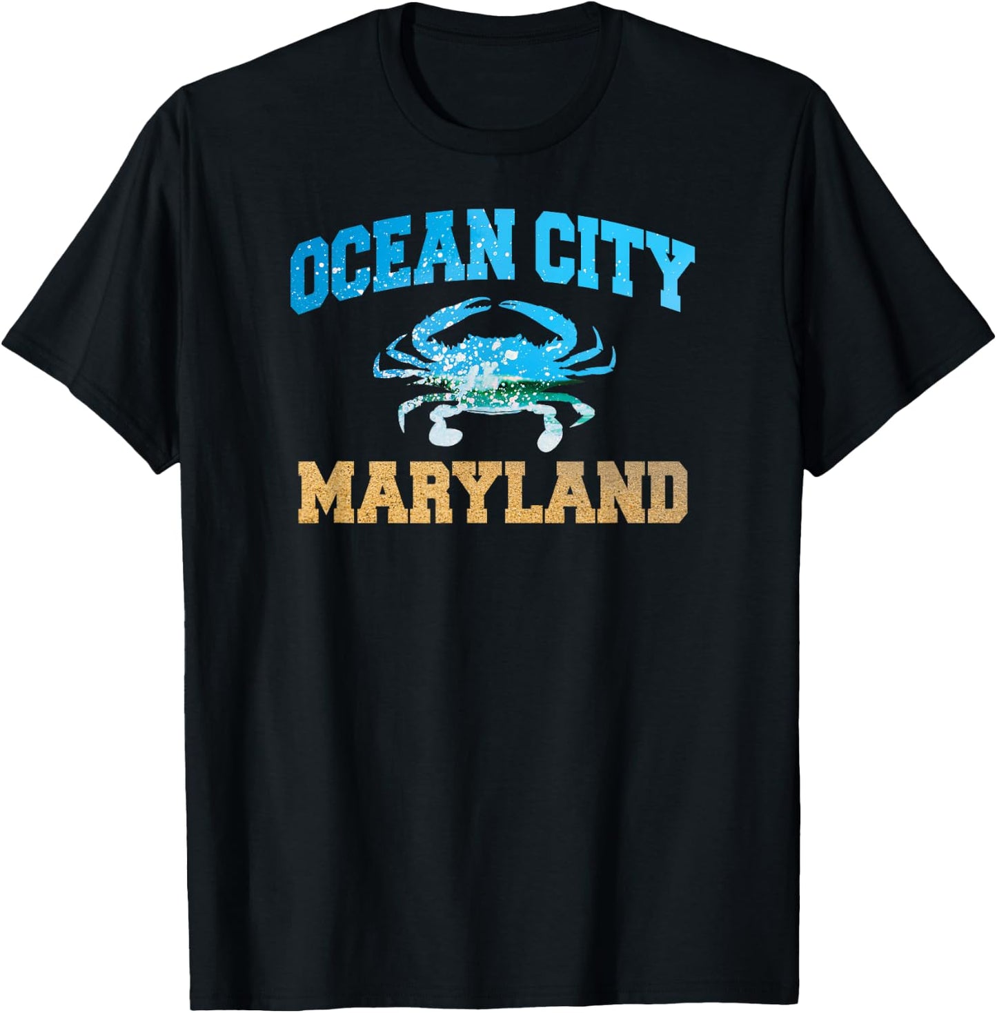 Ocean City Maryland T Shirts OC MD T-Shirt - T-Shirt | Black