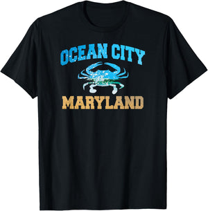 Ocean City Maryland T Shirts OC MD T-Shirt - T-Shirt | Black