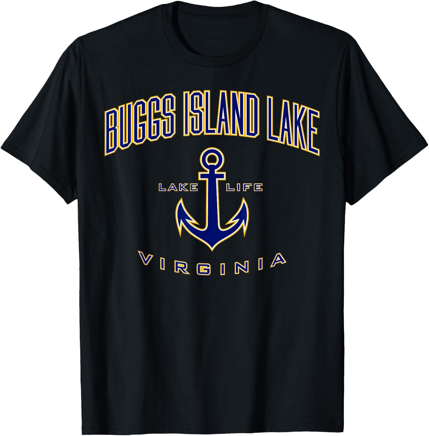 Buggs Island Lake VA Shirt , Men, Girls & Boys T-Shirt - T-Shirt | Black