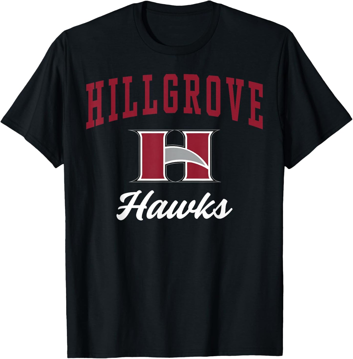 Hillgrove High School Hawks C3 T-Shirt - T-Shirt | Black