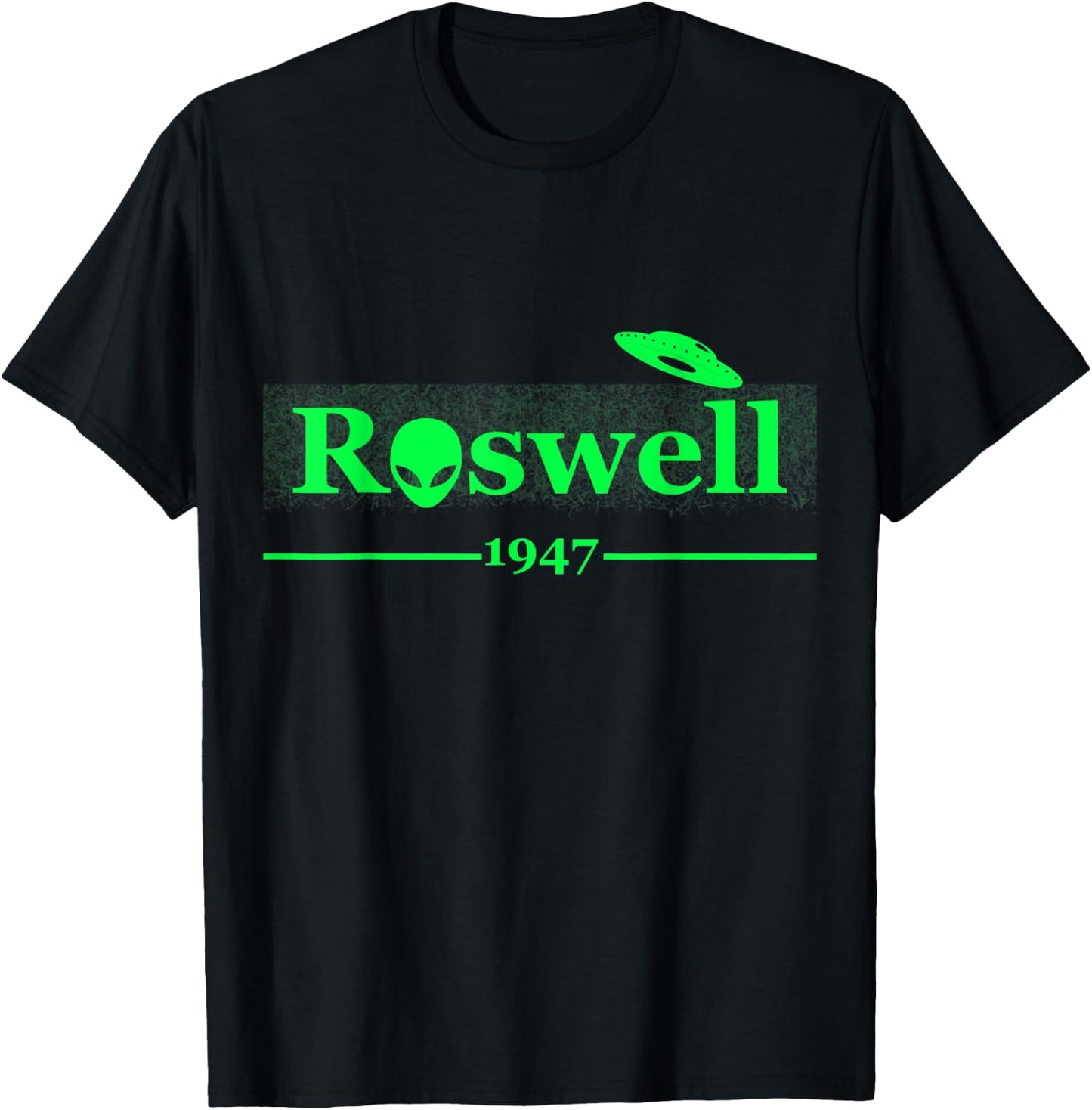 Roswell 1947 Alien UFO New Mexico Believers Gift T-Shirt - T-Shirt | Black