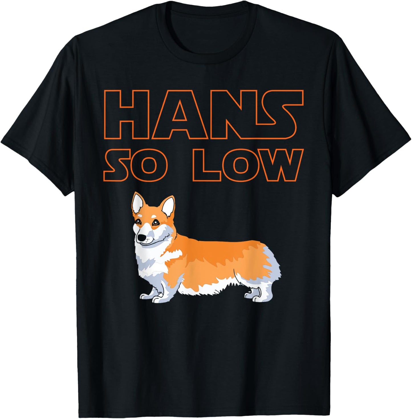Corgi Dog - HANS SO LOW Women Girls Kids T-Shirt - T-Shirt | Black