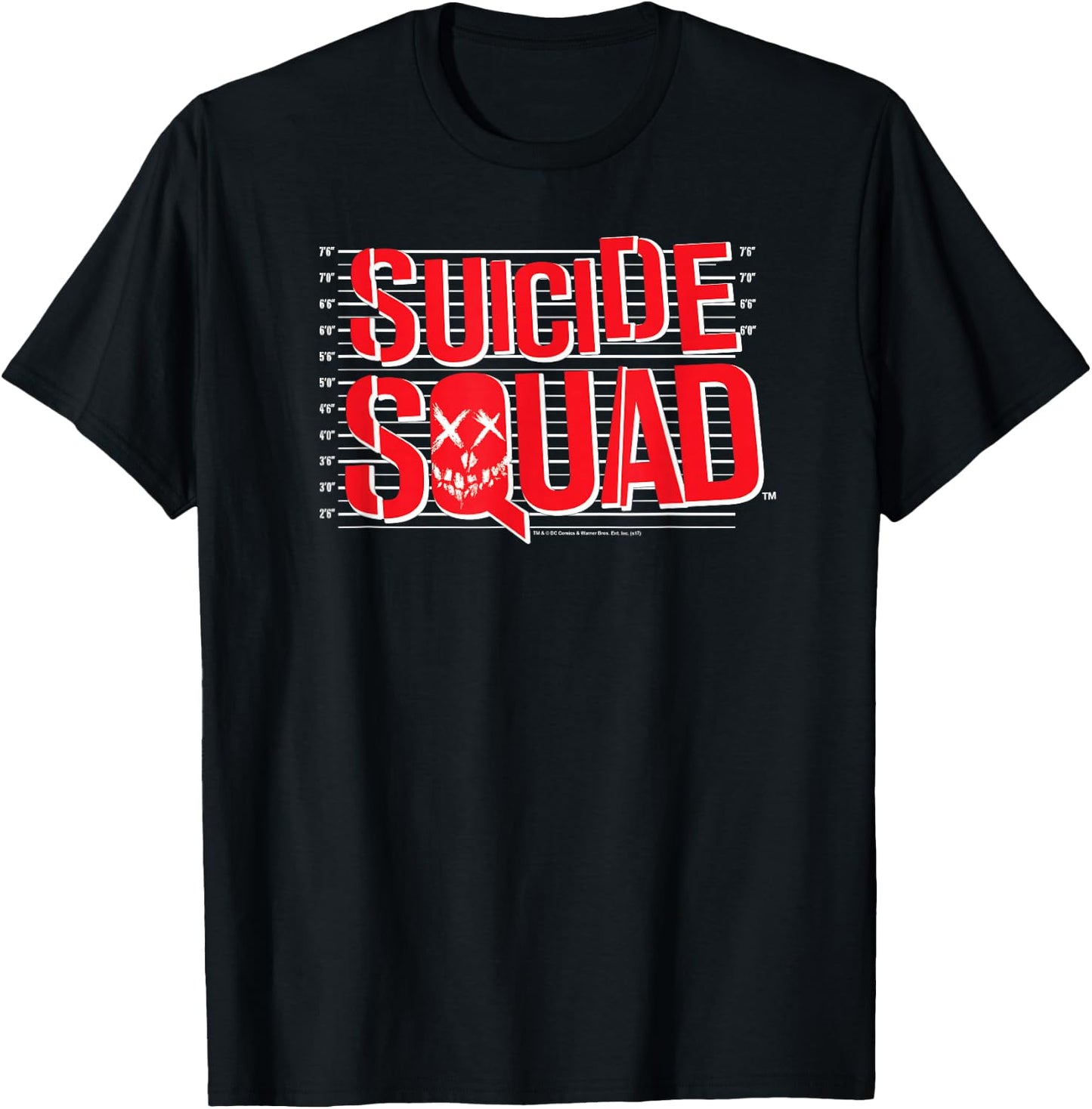 Suicide Squad Lineup Logo T-Shirt - T-Shirt | Black