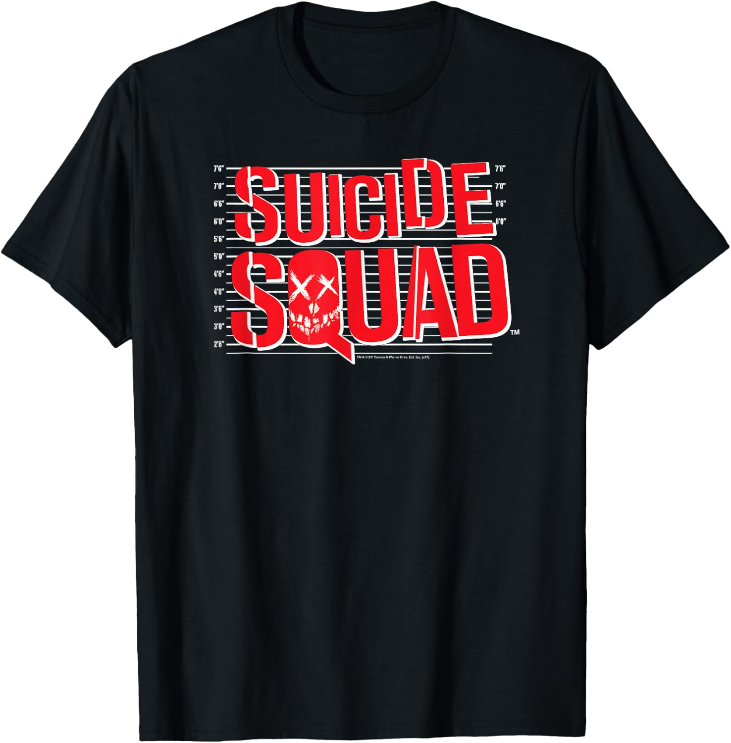 Suicide Squad Lineup Logo T-Shirt - T-Shirt | Black