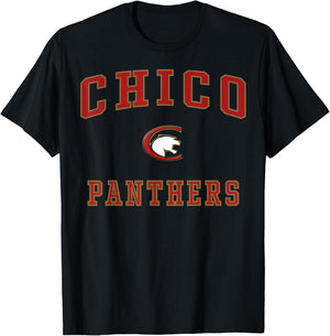 Chico High School Panthers C1 T-Shirt - T-Shirt | Black