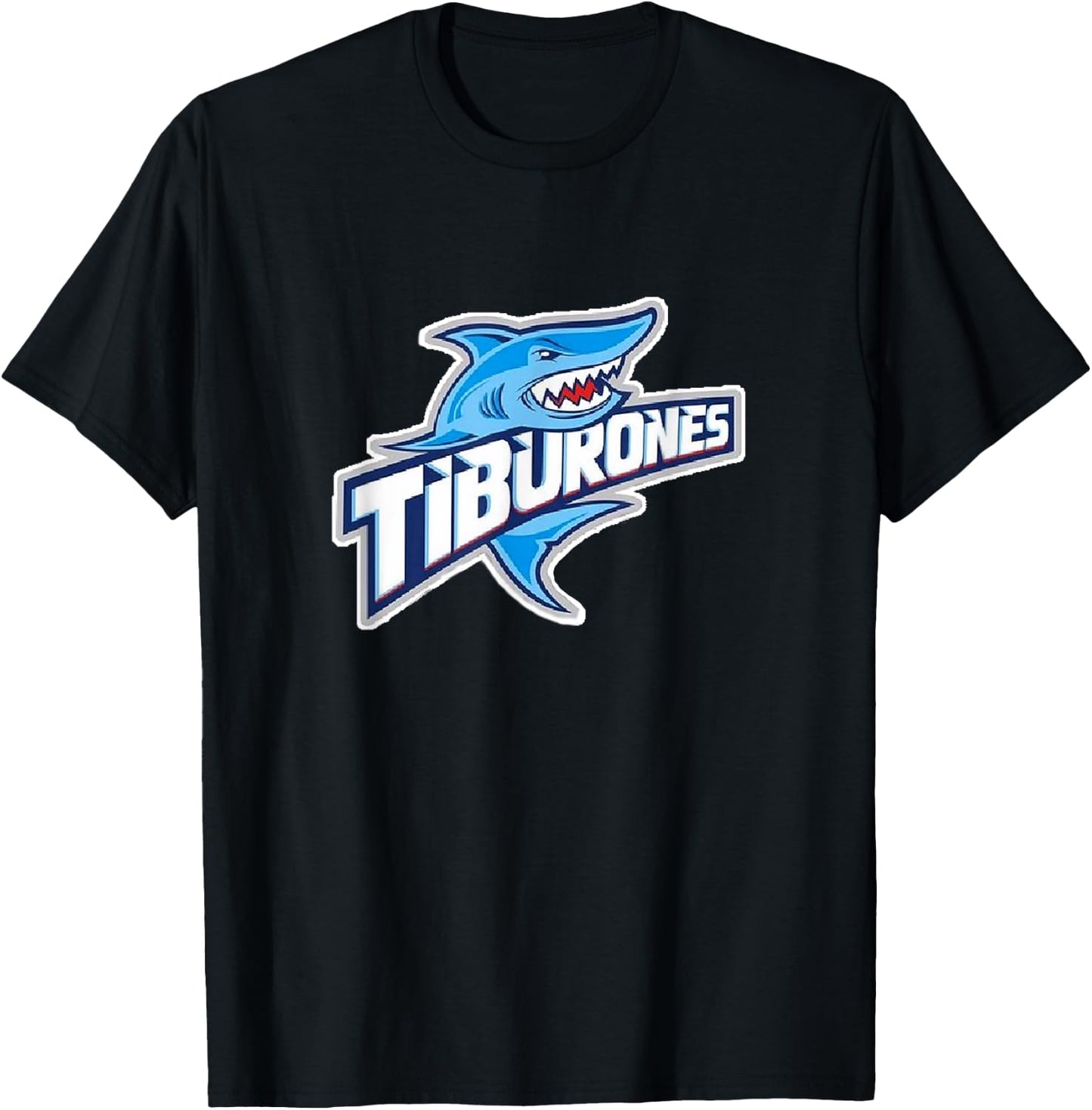 Puerto Penasco Tiburones Rocky Point Sharks Baseball T-Shirt - T-Shirt | Black