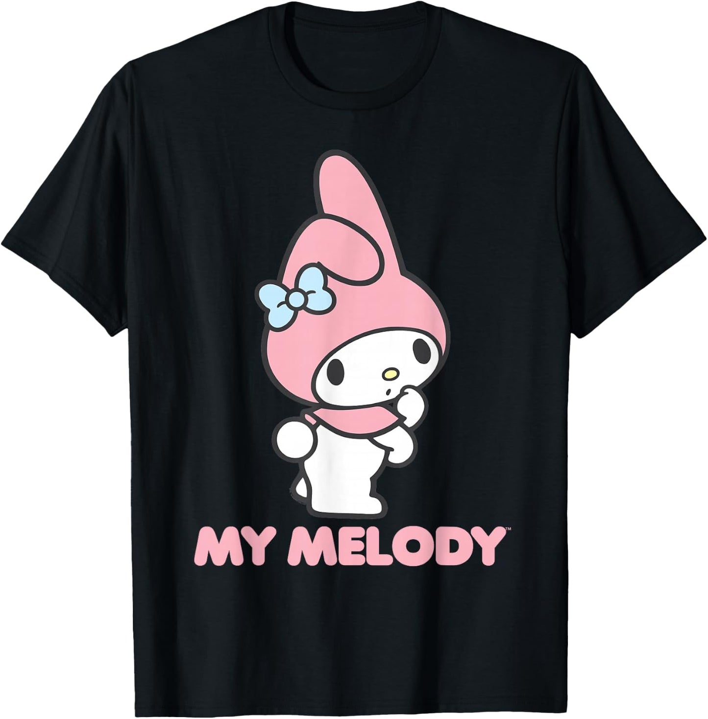 My Melody Backside Logo Shirt T-Shirt - T-Shirt | Black