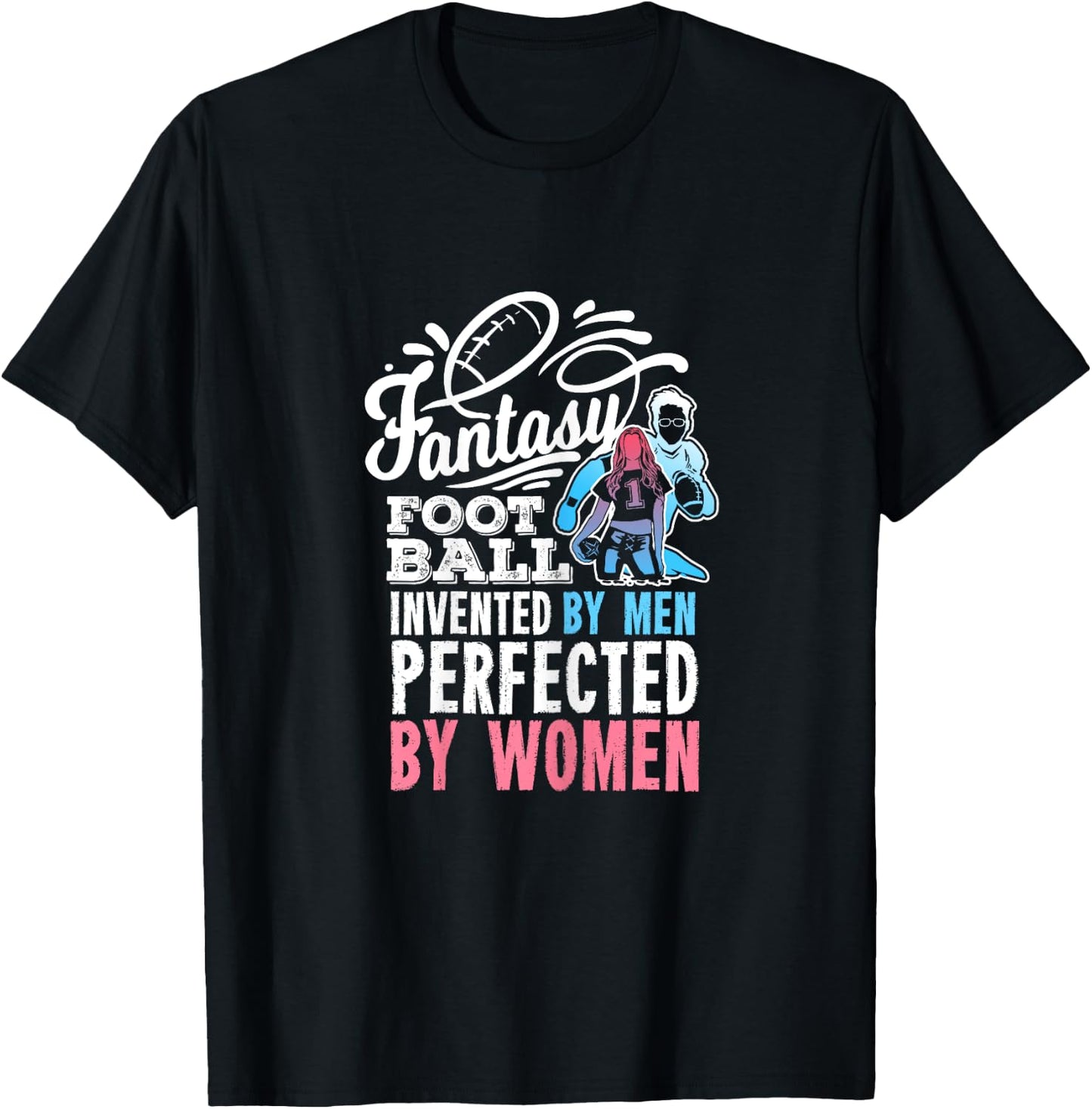 Funny Fantasy Football Quote Gift T-Shirt - T-Shirt | Black