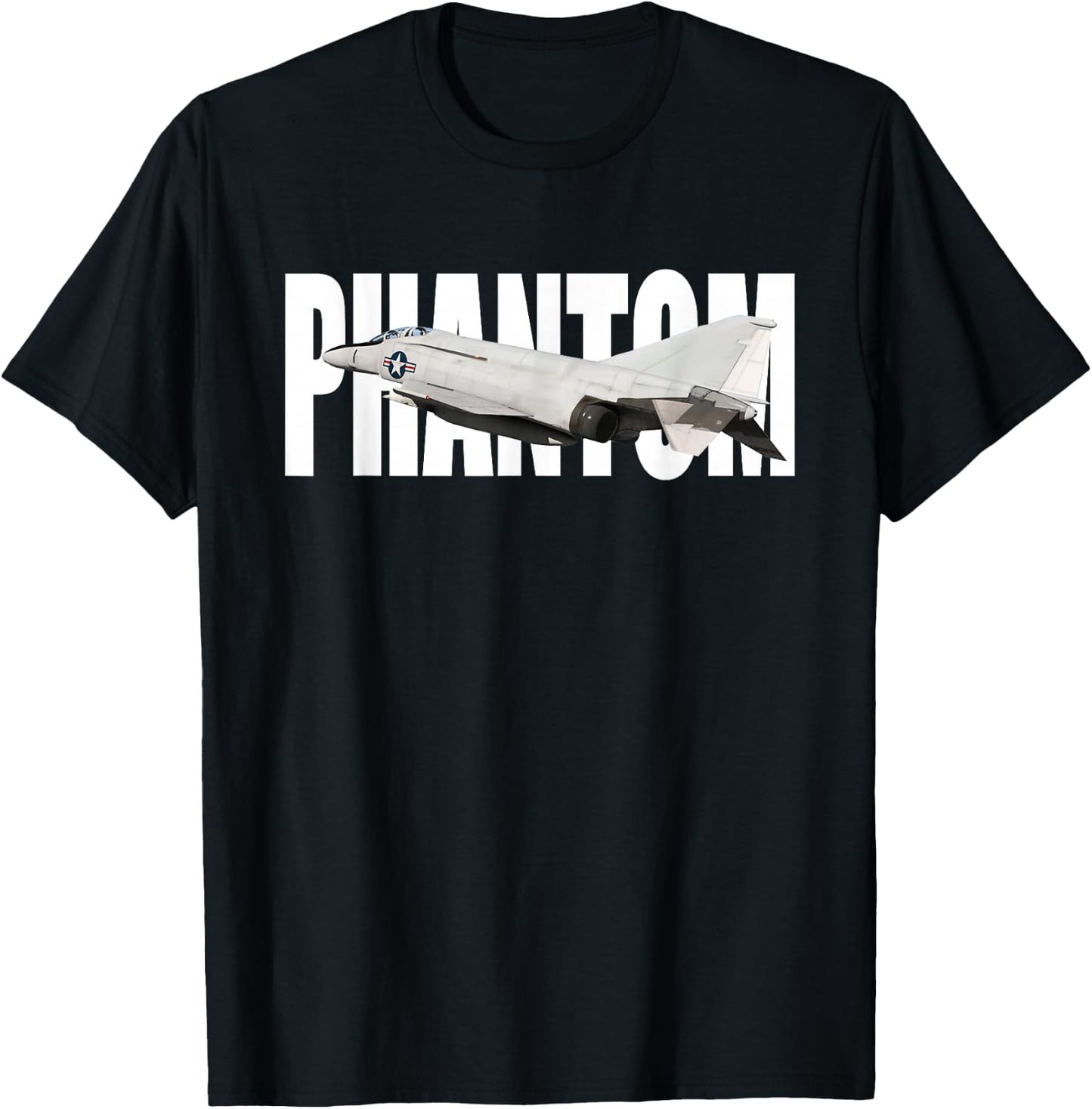 F-4 F4 Phantom 2 II Jet Fighter Plane T-Shirt - T-Shirt | Black