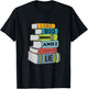 Funny Teacher Shirt I Like Big Books Library Librarian Shirt Women Kids T-Shirt - T-Shirt | Black
