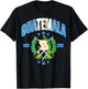 Love Guatemala With Guatemala Flag Quetzal Bird Emblem T-Shirt - T-Shirt | Black